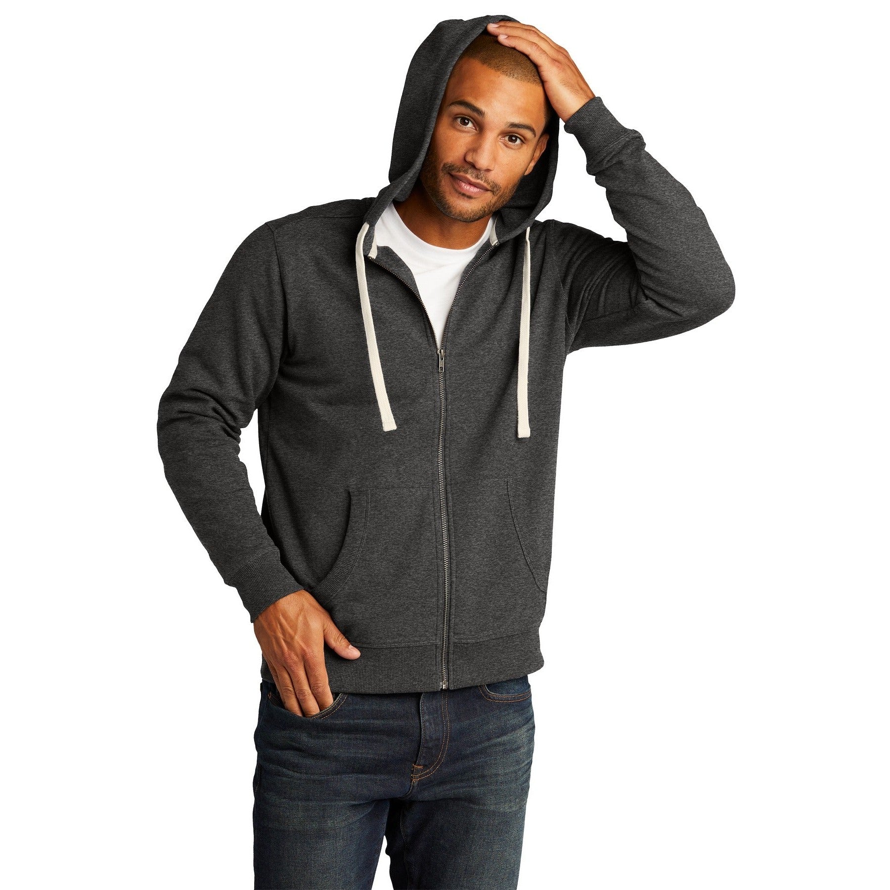District-District® Re-Fleece™Full-Zip Hoodie DT8102-MedTech-3